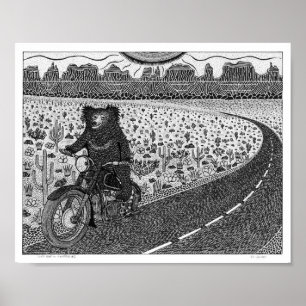 Trägheit betreffen Plakat des Motorrad-#2