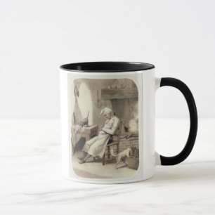 Trägheit in der Küche, von einer Reihe Drucke de Tasse