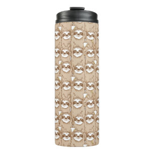 Trägheiten u. Kaffee-Muster Thermosbecher