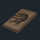 Trägheits-Ausstatter-Geldbörse Browns Tri-fold Portemonnaie<br><div class="desc">Umfassen Sie Ihre Liebe für Sloths mit dieser einzigartigen,  Vintagen schauenden dreifachgefalteten Slothentwurfsgeldbörse.</div>