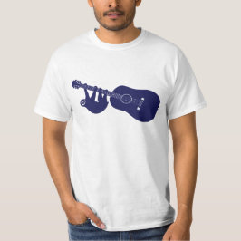 Trägheits-Gitarrent-stück (dunkelblau) T-Shirt