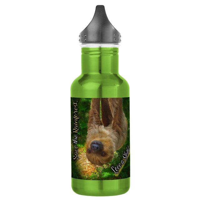 Trägheits-Regenwald-Wasser-Flasche Edelstahlflasche (Links)
