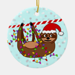 Trägheits-Weihnachtsverzierung, Weihnachtslichter, Keramik Ornament