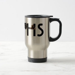Trägheitsregel! Sloth-Tasse… Reisebecher