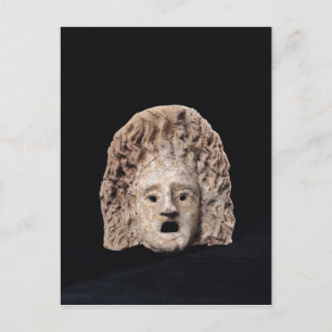 Tragikmaske Postkarte