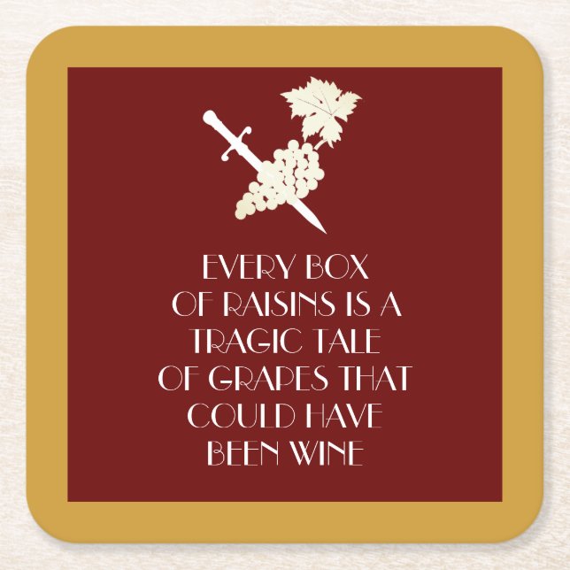 Tragische Geschichte Rechteckiger Pappuntersetzer (Vorderseite)