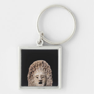 Tragische Maske Schlüsselanhänger