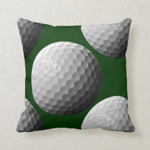 trägt Golfball-Wurfskissen zur Schau Kissen