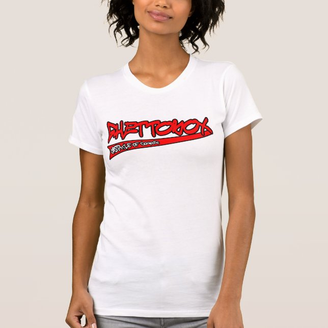 "Trägt" Mädchen-Trägershirt zur Schau T-Shirt (Vorderseite)