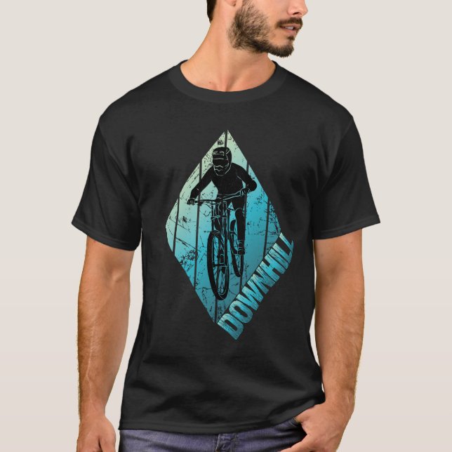 Trail Biking Downhill Mountain Biker T-Shirt (Vorderseite)
