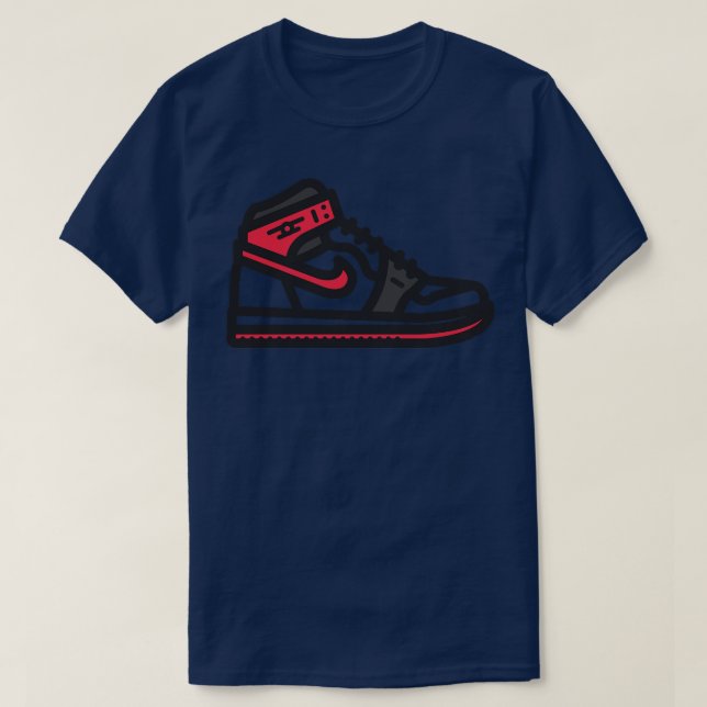 Trail Blazers Basketball Sneakers T-Shirt (Design vorne)