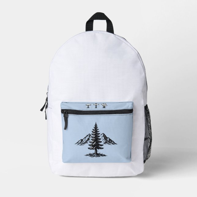 Trail Boss Graphic Backpack - Outdoor Bedruckter Rucksack (Vorderseite)
