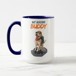 Trail Buddy – Labrador-Abenteuer beim Wandern Tasse