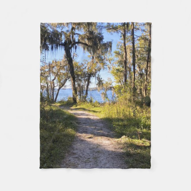 Trail By The River Fleecedecke (Vorderseite)