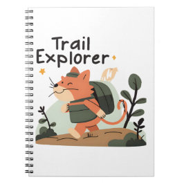 Trail Explorer Cat - Notebook Notizblock