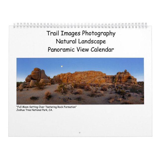 Trail Images Fotografie - Panoramaaussicht Calenda Kalender (Titelbild)