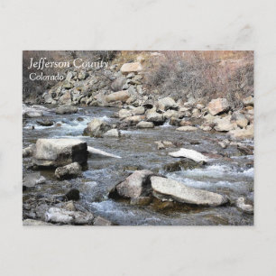 Trail in Jefferson County, Colorado Postkarte