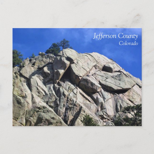 Trail in Jefferson County, Colorado Postkarte (Vorderseite)