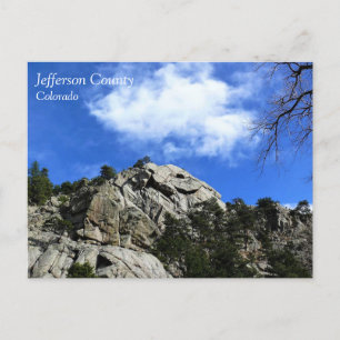 Trail in Jefferson County, Colorado Postkarte