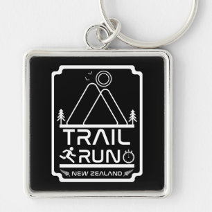 Trail Lauf Neuseeland Schlüsselanhänger