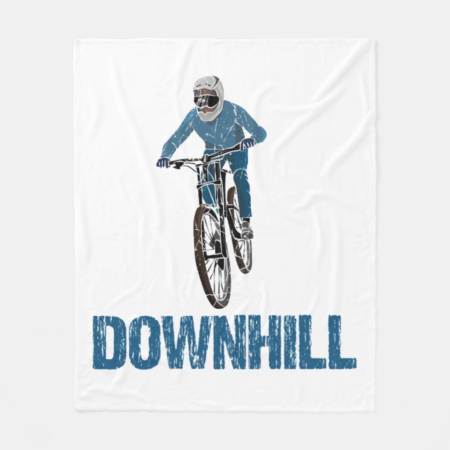 Trail Mountain Biker Downhill Fleecedecke (Vorderseite)