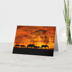"Trail of the Setting Sun" - Carte de voeux
