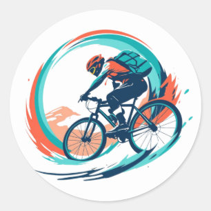 Trail Rider Runder Aufkleber
