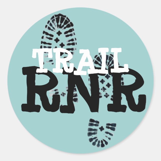 TRAIL RNR RUNDER AUFKLEBER (Vorderseite)