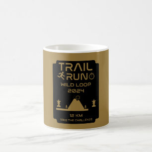 Trail Run Wettbewerb Auszeichnung Kaffeetasse