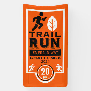 Trail Runner Rennen Wettbewerb Banner