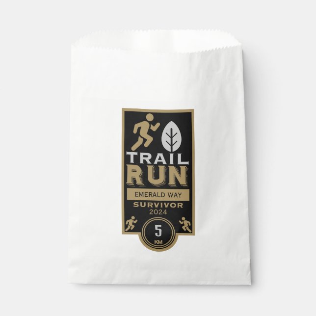 Trail Runner Rennen Wettbewerb Geschenktütchen (Vorderseite)
