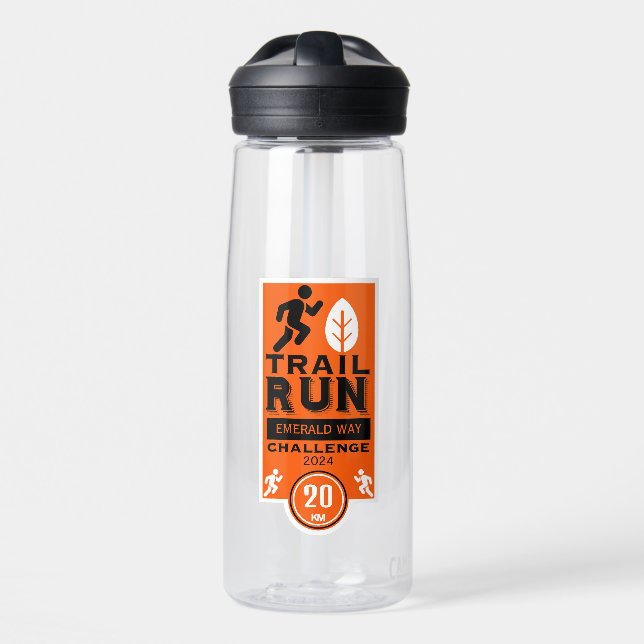 Trail Runner Rennen Wettbewerb Trinkflasche (Vorne)