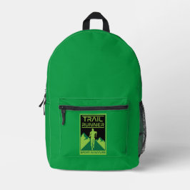 Trail Runner Sport in der Natur Bedruckter Rucksack