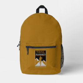 Trail Runner Sport in der Natur Bedruckter Rucksack
