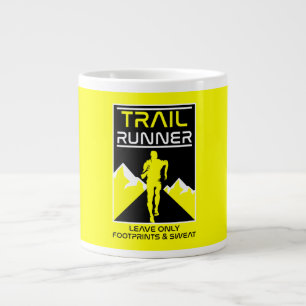 Trail Runner Sport in der Natur Jumbo-Tasse