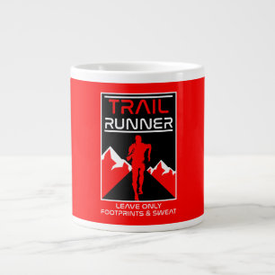 Trail Runner Sport in der Natur Jumbo-Tasse