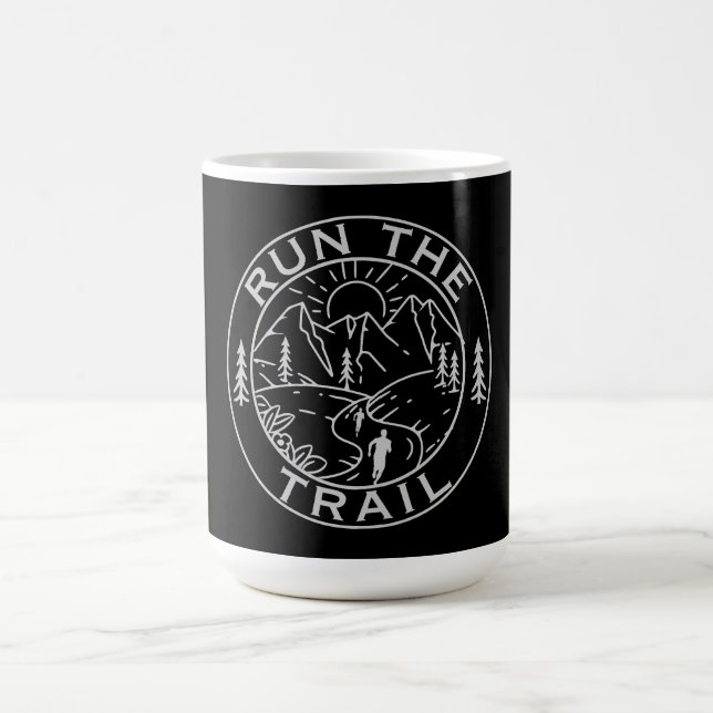 Trail Running America Kaffeetasse (Mittel)