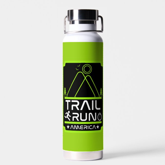 Trail Running America Trinkflasche (Rückseite)