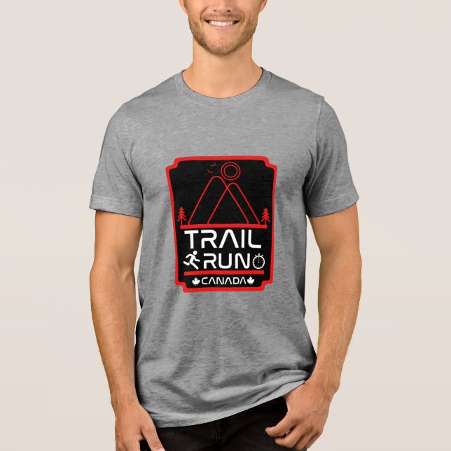 Trail Running Canada Tri-Blend Shirt (Vorderseite)