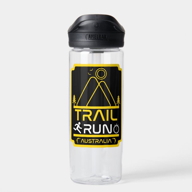 Trail Running Clubs und Wettbewerbe Trinkflasche (Rückseite)