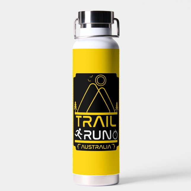 Trail Running Clubs und Wettbewerbe Trinkflasche (Rückseite)