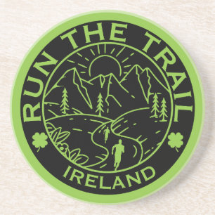 Trail Running Irland Getränkeuntersetzer