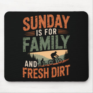 Trail-Therapie-Moment Mountainbike-Papa Mousepad
