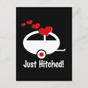 Trailer gerade Hitched Postkarte