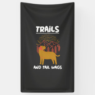 Trails und Schwanzwedeln Labrador Retriever Banner