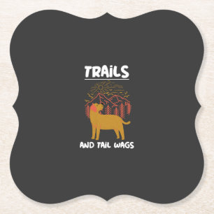 Trails und Schwanzwedeln Labrador Retriever Untersetzer
