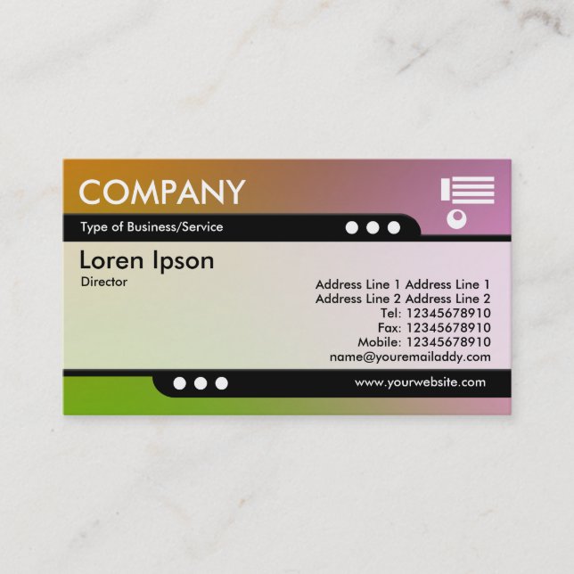 Train à balles - Carte de visite à gaz doux (Devant)