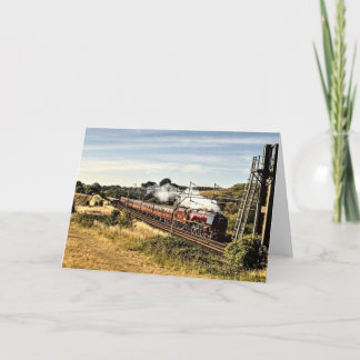 Train à vapeur à la campagne (4022) Carte