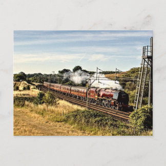 Train à vapeur à la campagne (4022) Carte postale