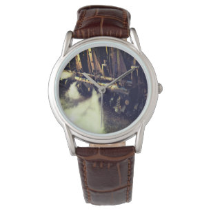 Train à vapeur classique Montre pour hommes
